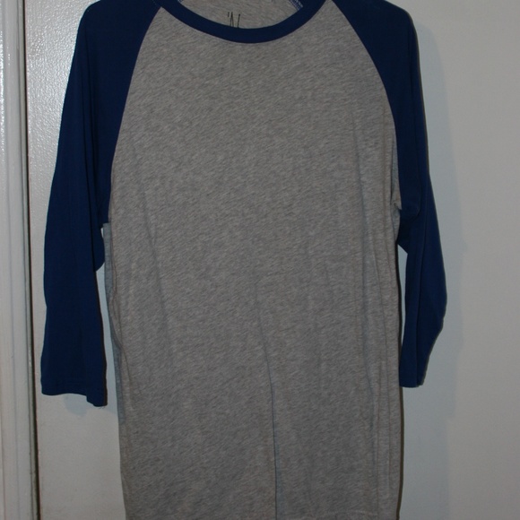 Zumiez Other - Heather Grey Baseball Tee (Red/ Grey, Blue/Grey)